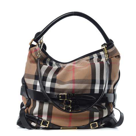 burberry gosford hobo bag|BURBERRY Nylon Bridle Calfskin Medium Gosford Hobo.